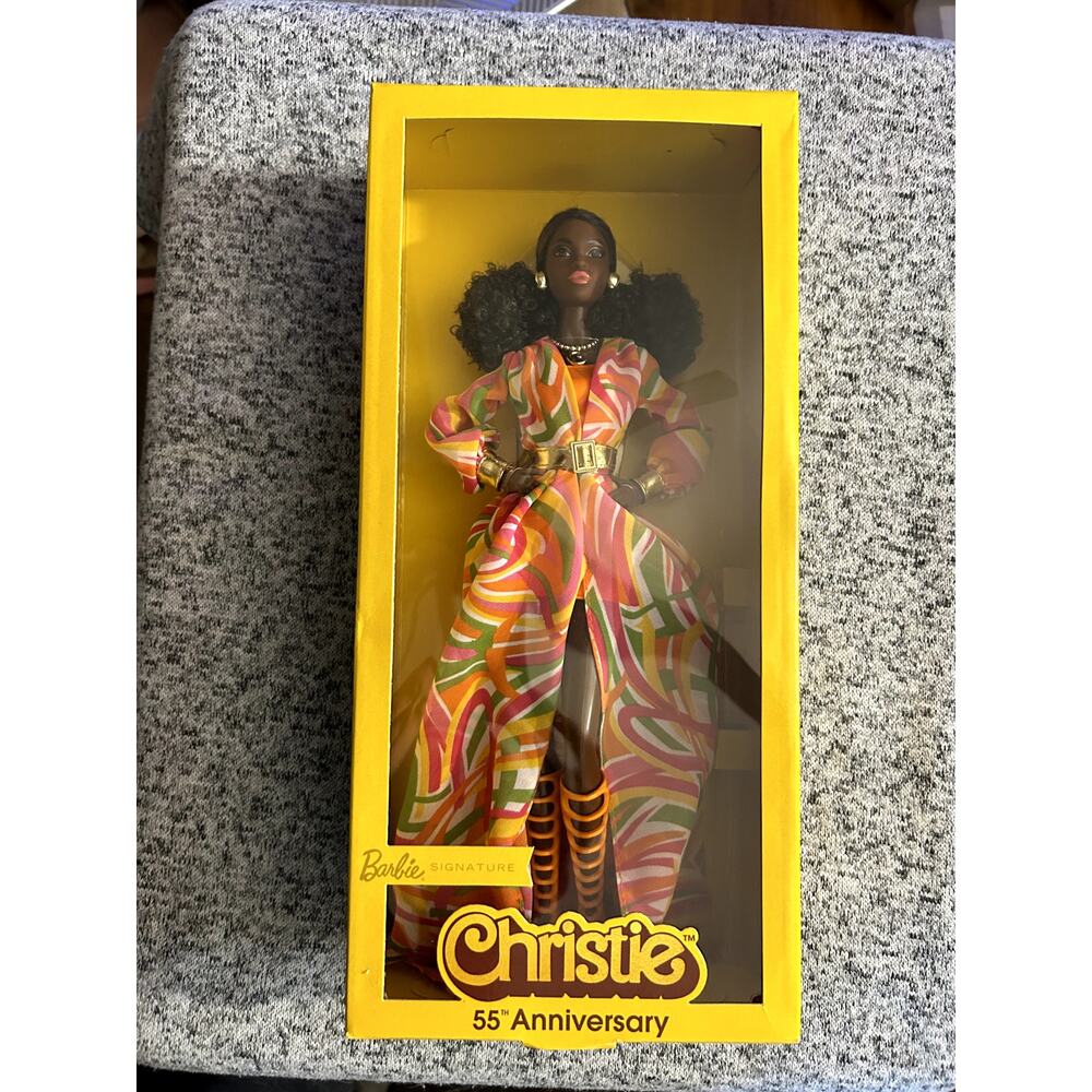NEW Barbie Signature Christie 55th Anniversary Doll Gold Label Limited Edition - Picture 3 of 8